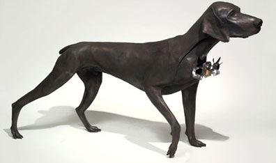 Purifier, Chris Cooper, 2005. Sculpture (bronze, steel, electric motors). Courtesy Winnipeg Art Gallery.
